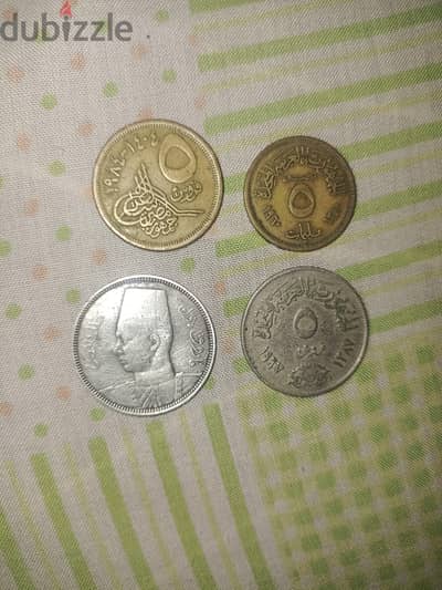 عملات قديمه للملك فاروق