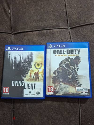 Dying light , Call of duty Advanced Warfare CD للبيع