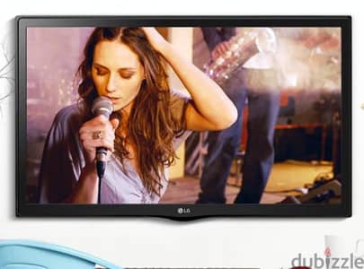 شاشه تليفزيون ال چي بالكرتونه مااتفتحتش 24 بوصه