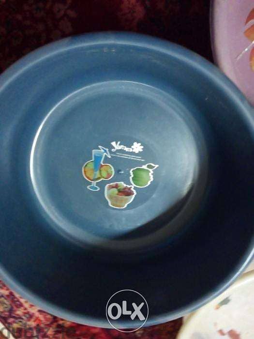 Large plastic plates number 5 1