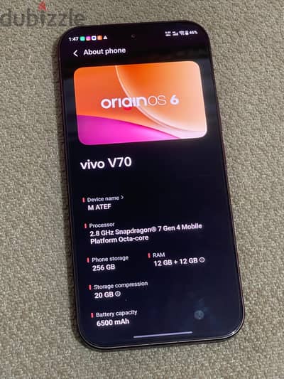 vivo v70 5G