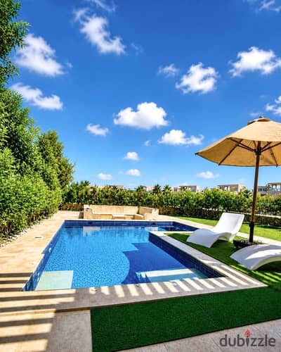 Luxurious chalet for rent in hacienda bay with pool