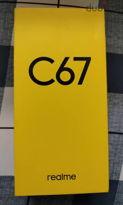 Realme C67- 256GB- RAM 8GB- حالة ممتازة بالعلبة ريلمي سي67-