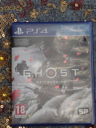 Cd ps4 Ghost of tsushima حالع نضيفه جدا مفيهاش خدتش واحد