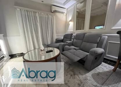 Studio for rent in Dreamland Compound. Fully furnished and equipped with modern furniture.