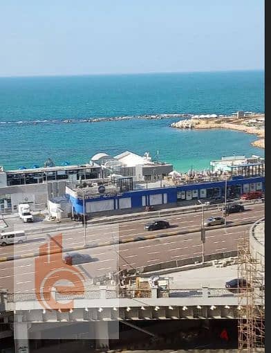 شقــة مفــروشــة بـ سيــدى جــابــر  110م - مكيـفـه / أطــلالة بحـر
