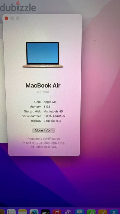 Macbook Air M1 2020