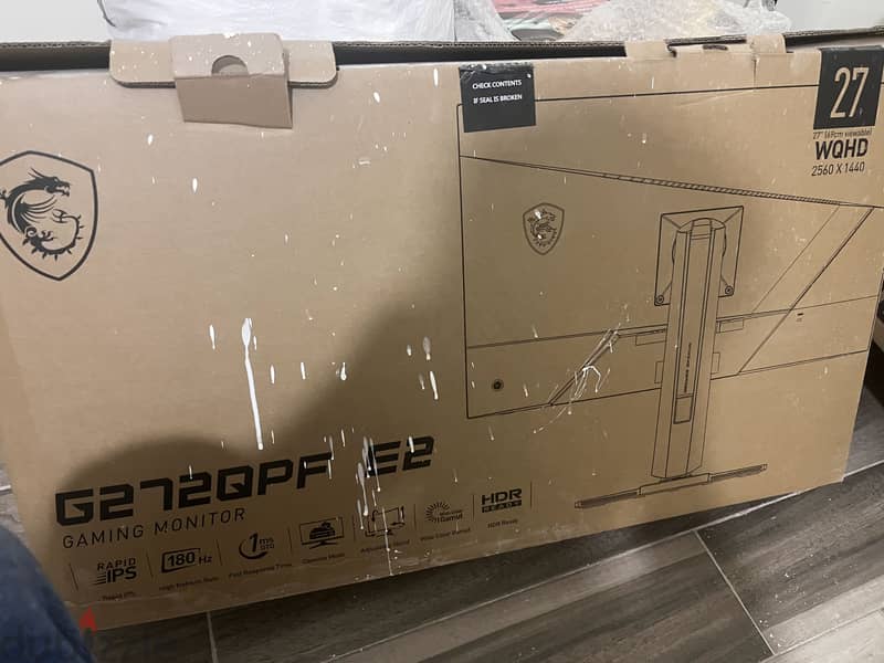 MSI 2K IPS 180Hz 1