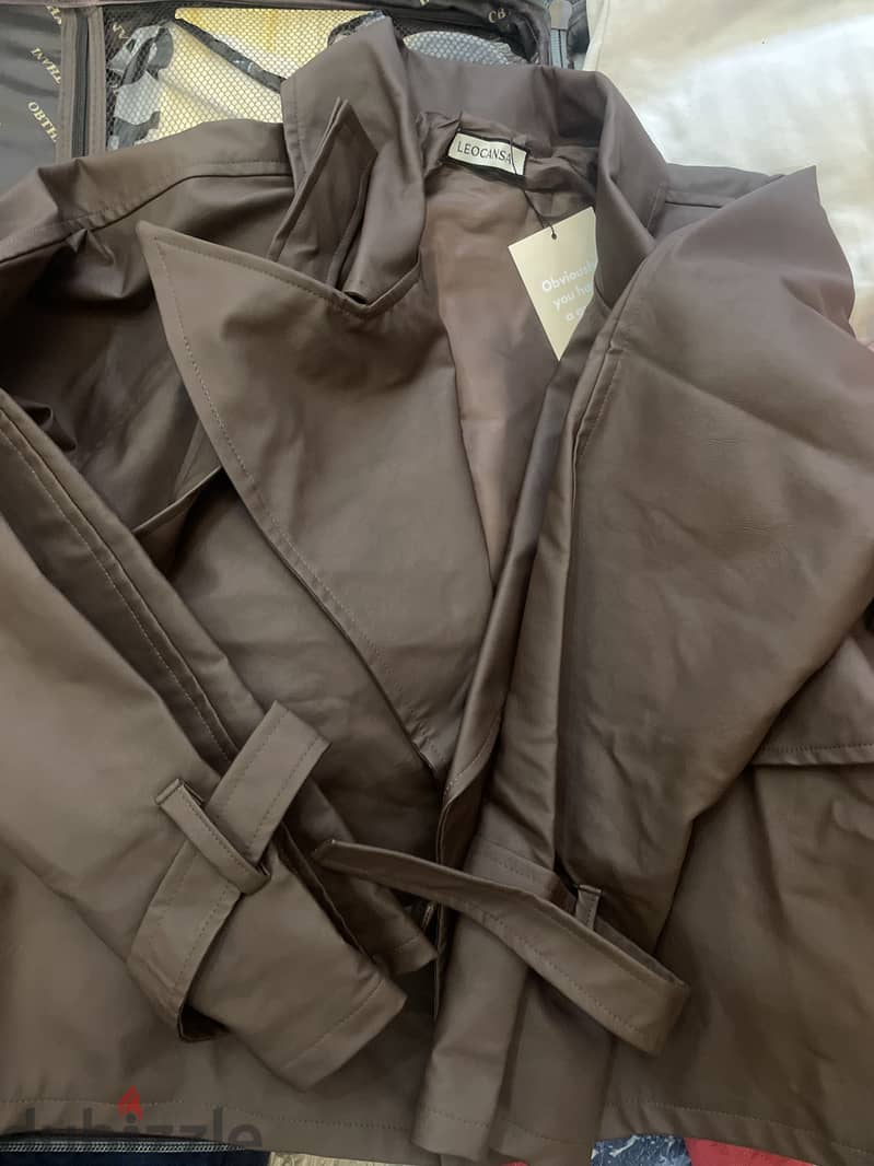 Brown Leather Jacket 2