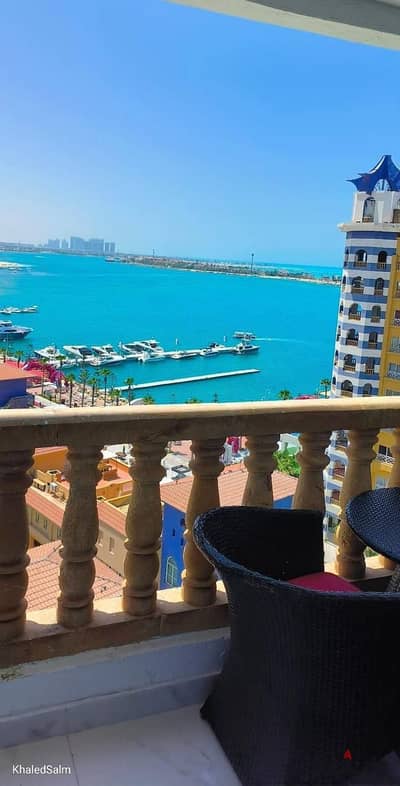 بورتو مارينا شاليه للايجار مارينا 3 ع البحر مباشر  Porto Marina