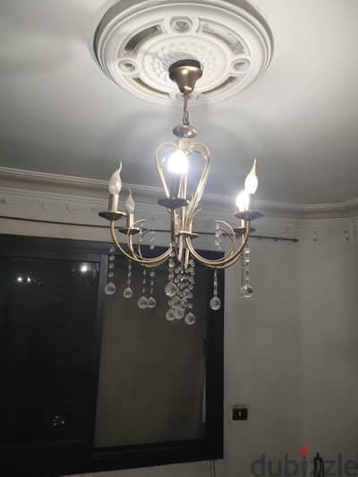 2 نجفة قنديل مصر نحاس اصفر زي الجديد