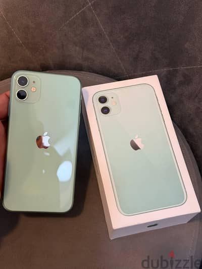 iPhone 11 64g b73% كسر زيرو بدون صيانات بالعلبه