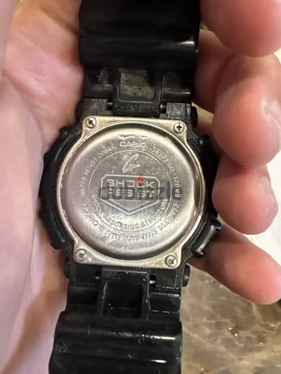 G- Shock used black color way digital