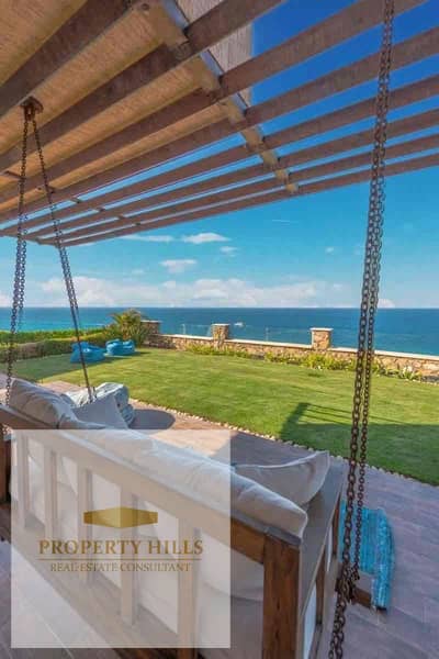 Cash(11,987,000) villa sea view fully finished the most elegant and distinctive village in Ain Sokhna at the highest level telal