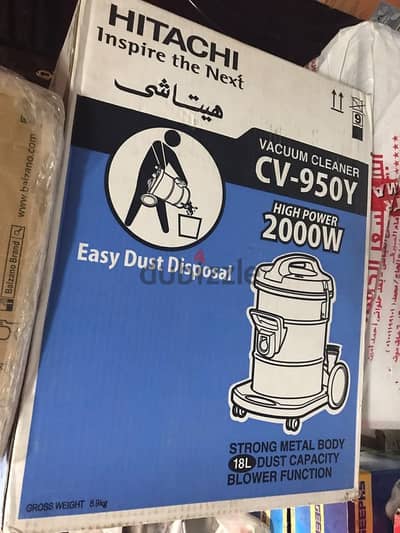 Hitachi vacuum cleaner CV-950Y 2000W مكنسة كهربائية هيتاشي