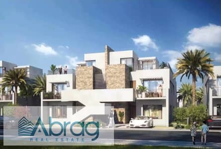للبيع  الشاليه أرضي + حديقة   (G+1)  Silver Sands North Coast  Ora
