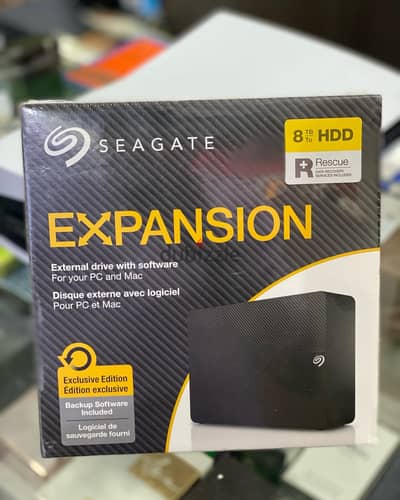 Seagate Expansion External Hard Drive 8TB