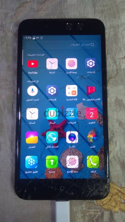 ايتل s32 lite يعمل بامتياز جدا جدا شرخ فى الباغه الخارجيه غير مؤثر نها