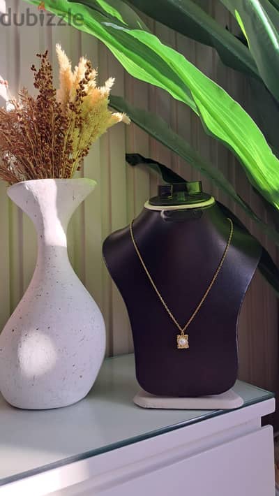 stainless steel gold necklace