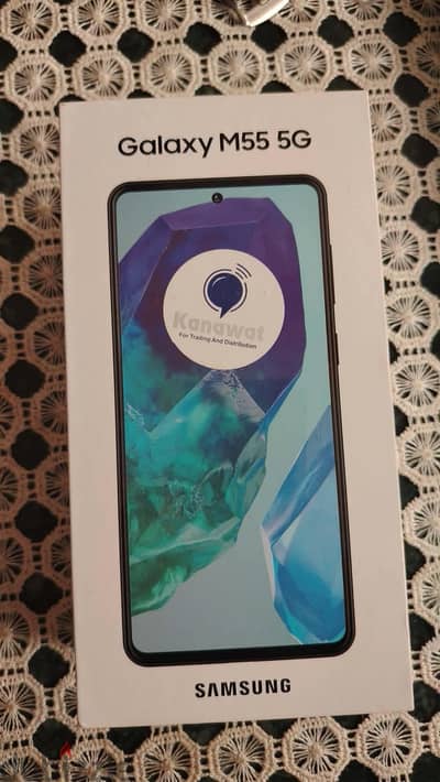 Samsung galaxy m55 5g 256/8   جديد متبرشم ضمان محلى السعر نهائي نهائي