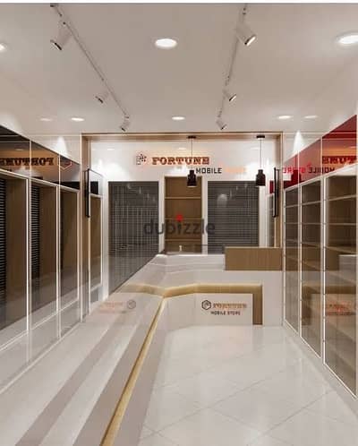 Commercial shop 85 m for rent suitable for any commercial activity high finishing all facilities are available water, electricity, and natural gas in Alexandria, Al Agamy, in the Kilometre 21 public street Alexandria Matrouh in a very distinguished location