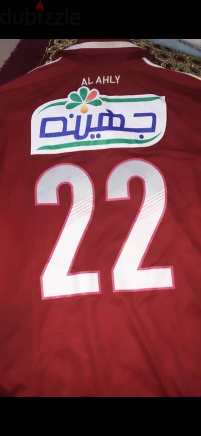 تيشيرت ابو تريكه الاصلي اديداس احمر مقاس لارج موسم ٢٠١٢