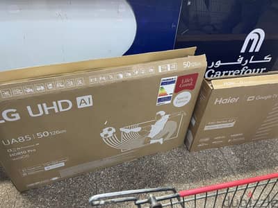 LG 50 بوصة 4K Smart TV Haier 43 بوصة Google TV