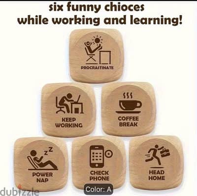 لعبة عائلية زهر و مكتب dice game