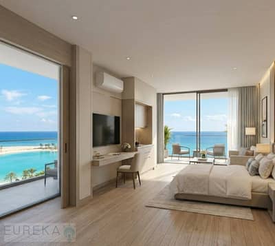 challet north coast sea and lagoon view fully finished  and furnished with Ac's and  down payment and installment