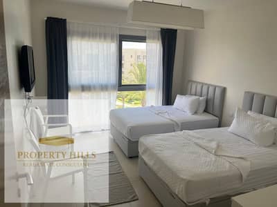 شالية 130 متر لقطة علي حمام السباحة دايركت في مراسي للبيع ب 22 مليون ونص فقط في Marina Residence 2