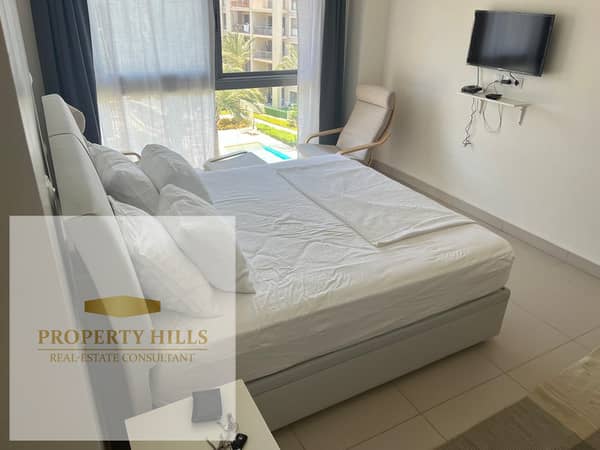 شالية 130 متر لقطة علي حمام السباحة دايركت في مراسي للبيع ب 22 مليون ونص فقط في Marina Residence 2