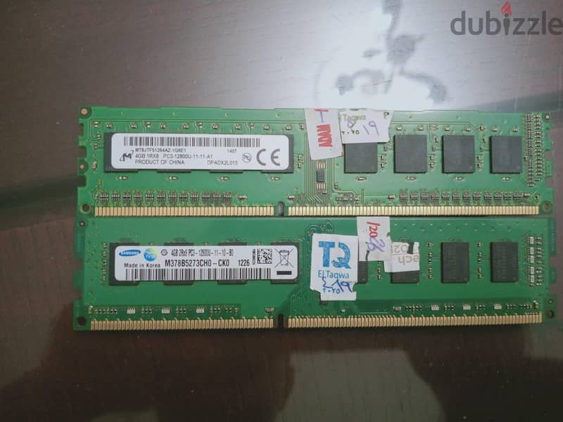 Ram ddr3 2x4gb 1