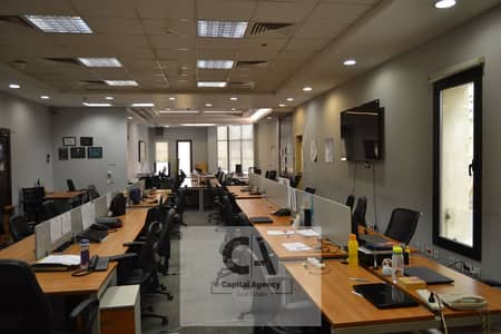 Administrative office for rent, 1035 sq m, ground floor, directly on 90th Street - finished with air conditioning - Fifth Settlement