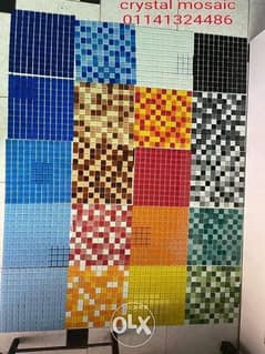 Mosaic tiles for pool and decor