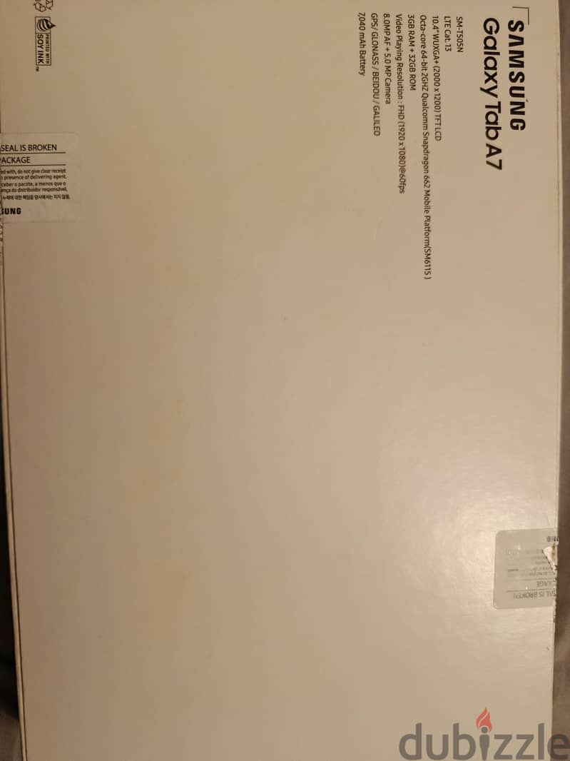Samsung tablet a7 2