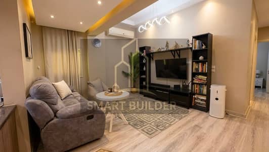 Luxury apartment for sale in the finest areas of South Academy, First Assembly, upscale finishing, ultra-super lux, elevator, share in land, and garage, area 260 m, very chic villa facade