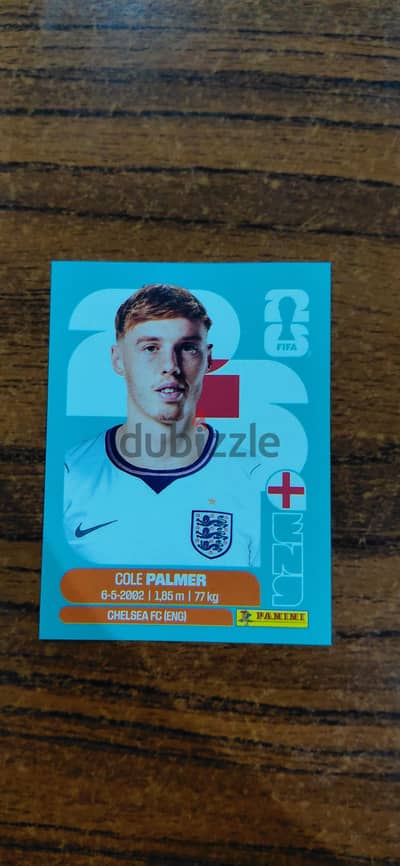 panini world cup sticker cole palmer