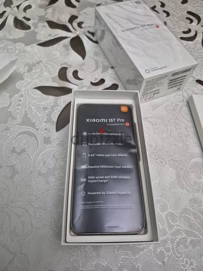 xiaomi 15t pro 512/12+12 شاومى ١٥ حاله الجديد تماما ضمان محلى