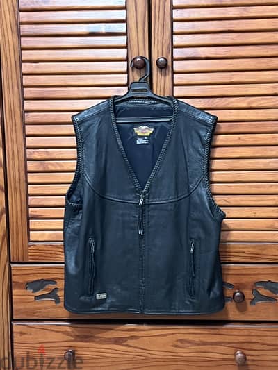 Harley-Davidson “An American Legend” genuine leather vest