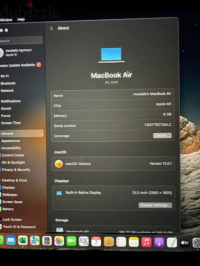macbook air m1 for sale with box arabic ed
