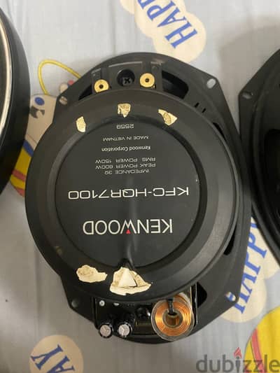 سمعات KENWOOD 600W DOUBLE BASS SPEAKER