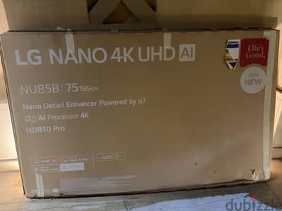 Brand new 75inch lg 4k nano UHD