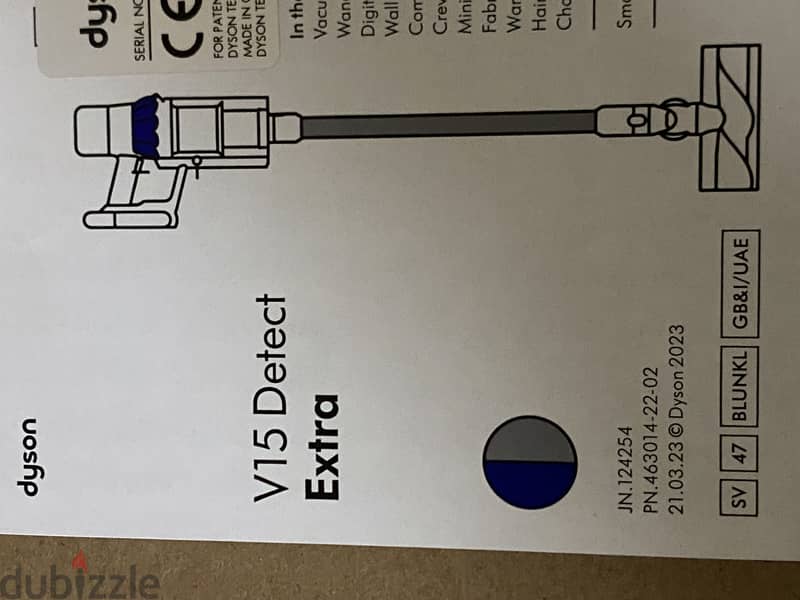 Dyson vacuum v15 3