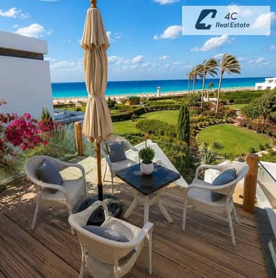 Villa stand alone first row fully furniture  bua 640 m 4 bedrooms for sale in Amwaj North Coast