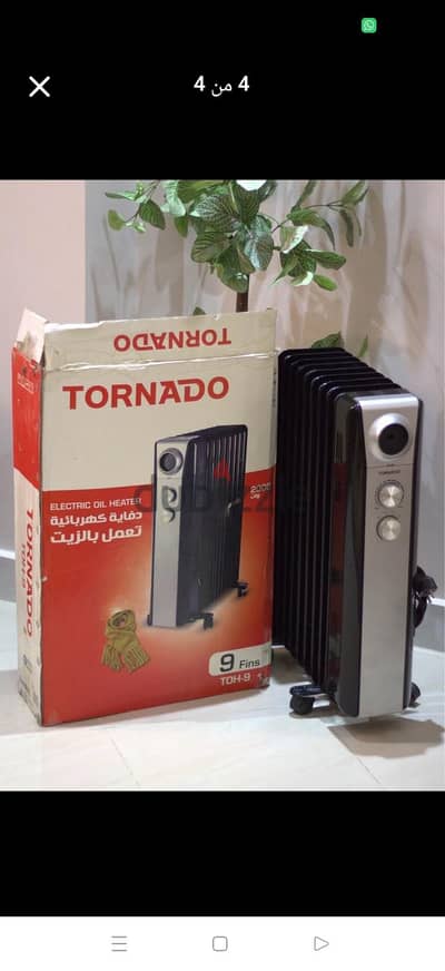 دفايه زيت تورنادو العربى 9ريشه