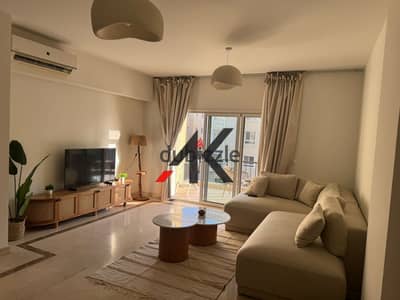 Furnished Apartment with Garden For Rent in Mivida Boulevard  -New Cairo