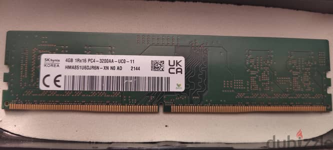 رامات كمبيوتر جديدة DDR4 حجم 4 جيجا وسرعة 3200HZ