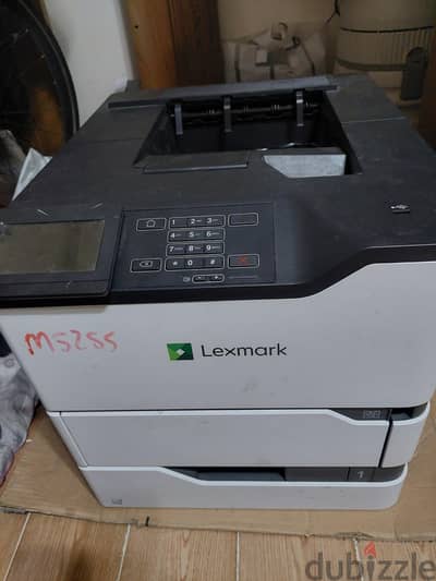 طابعة ليزر  lexmark M5255 ابيض واسود بحالة ممتازة(استيراد الخارج)