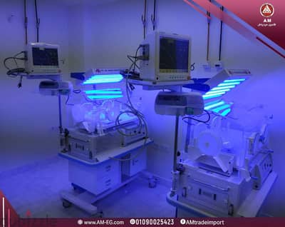تجهيز غرف حضانات حديثي الولادة NICU بأحدث الأجهزة الطبية