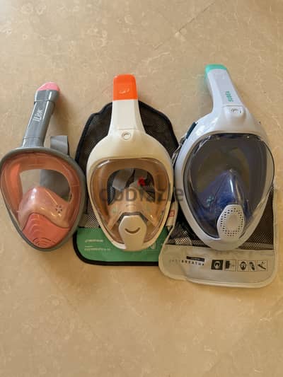 Decathlon Surface mask, 3 pieces, like new